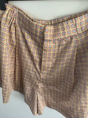 Anthropologie Yellow Floral-Print Women’s Shorts